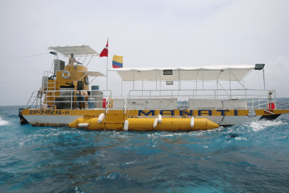 SEMISUBMARINO MANATI en San Andrés reservas- www.detourtravel.co +57 3186163346