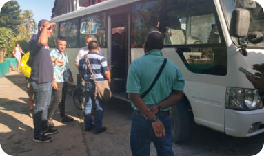 alquiler de transporte tipo buseta para evento o traslados internos
